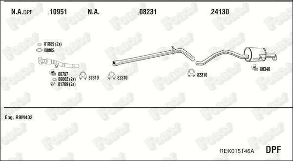Fonos REK015146A - Échappement droxauto.com