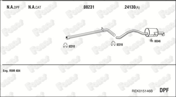 Fonos REK015146B - Échappement droxauto.com