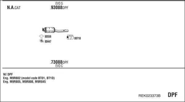 Fonos REK023373B - Échappement droxauto.com