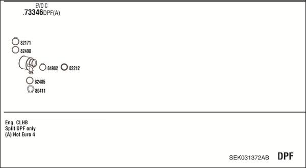 Fonos SEK031372AB - Échappement droxauto.com