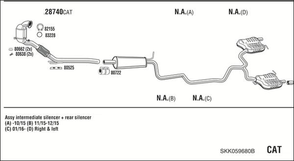 Fonos SKK059680B - Échappement droxauto.com