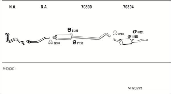 Fonos VH20293 - Échappement droxauto.com