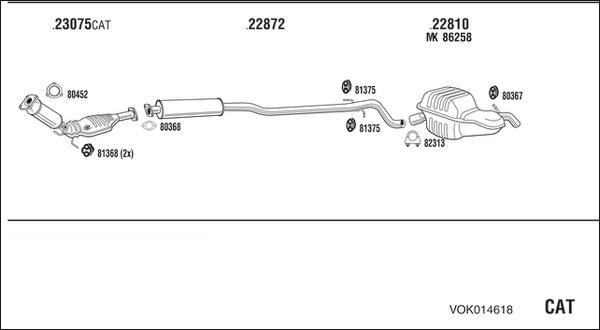 Fonos VOK014618 - Échappement droxauto.com