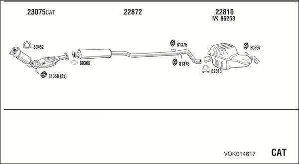 Fonos VOK014617 - Échappement droxauto.com