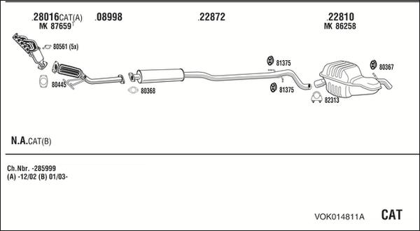 Fonos VOK014811A - Échappement droxauto.com