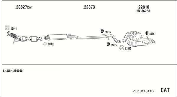 Fonos VOK014811B - Échappement droxauto.com