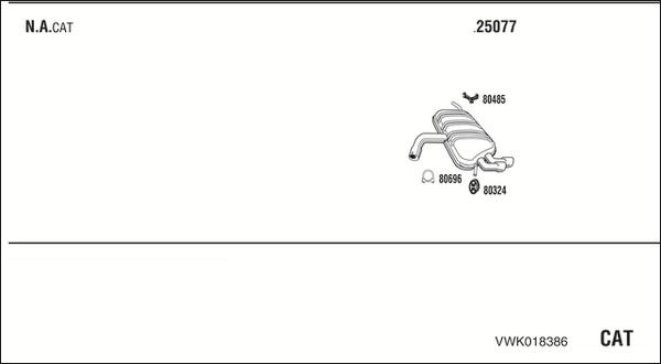 Fonos VWK018386 - Échappement droxauto.com
