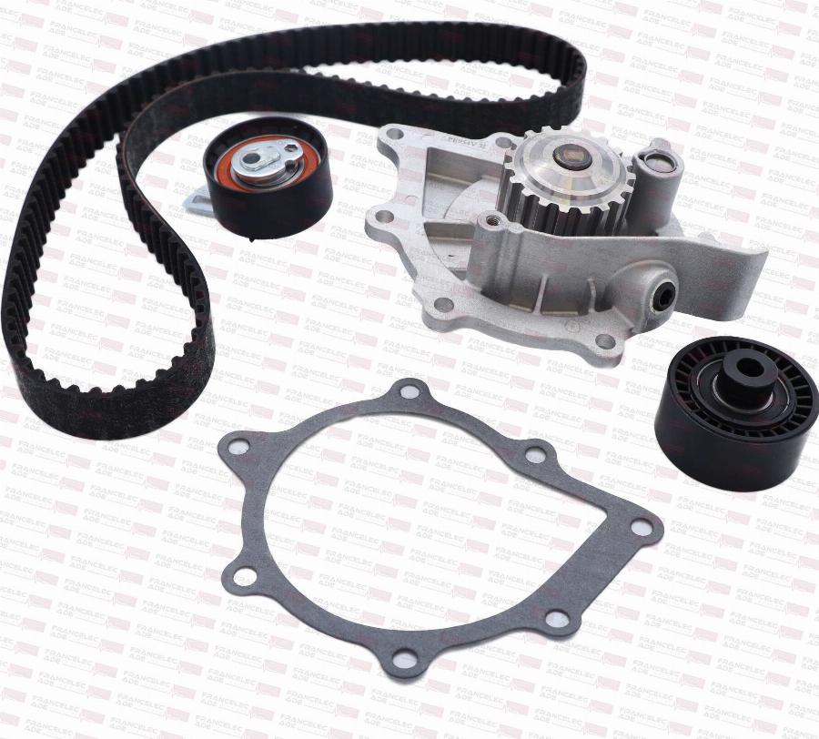 Francelec KD0411P2 - Pompe à eau + kit de courroie de distribution droxauto.com