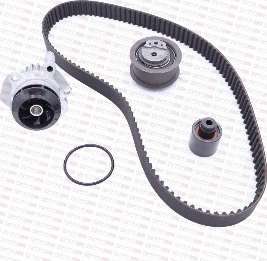 Francelec KD8201P4 - Pompe à eau + kit de courroie de distribution droxauto.com