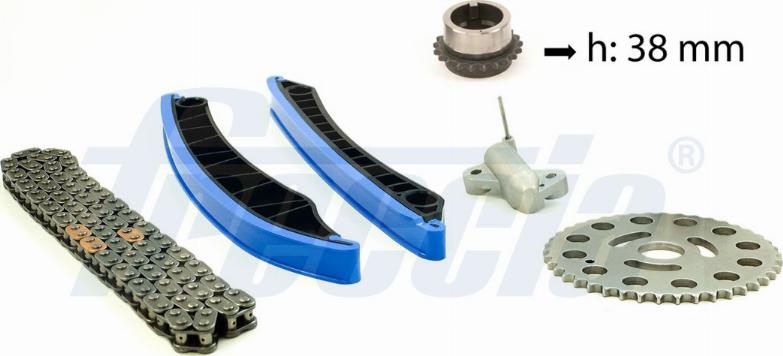 Freccia TK08-1176 - Kit de distribution par chaîne droxauto.com