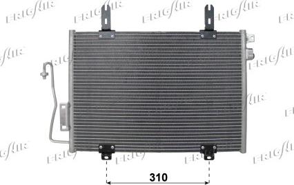 Frigair 0809.3018 - Condensateur, climatisation droxauto.com