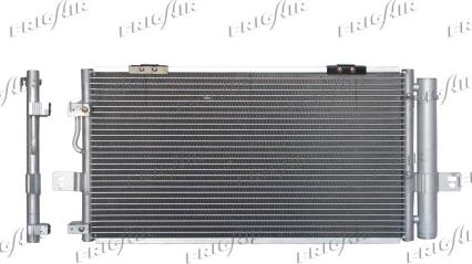 Frigair 0801.2010 - Condensateur, climatisation droxauto.com