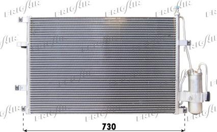 Frigair 0811.3017 - Condensateur, climatisation droxauto.com