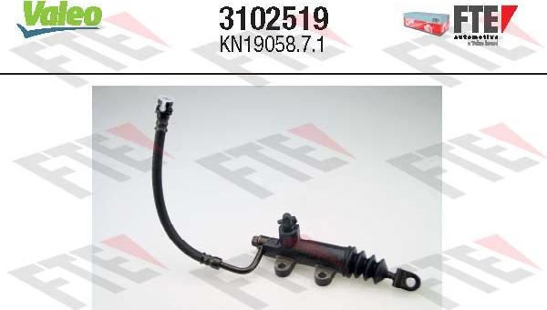 FTE 3102519 - Cylindre récepteur, embrayage droxauto.com