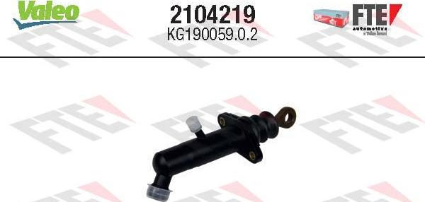 FTE 2104219 - Cylindre émetteur, embrayage droxauto.com