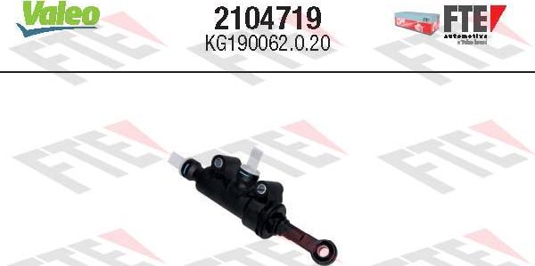 FTE 2104719 - Cylindre émetteur, embrayage droxauto.com