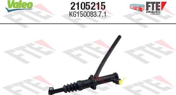 FTE 2105215 - Cylindre émetteur, embrayage droxauto.com