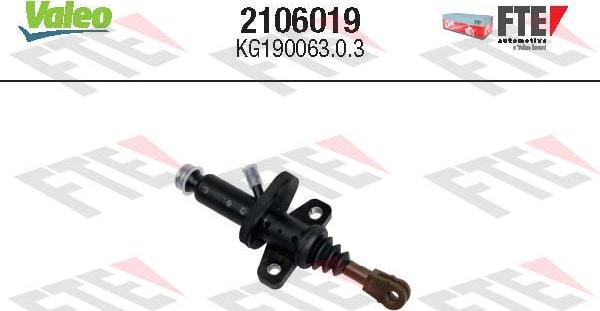 FTE 2106019 - Cylindre émetteur, embrayage droxauto.com