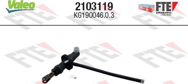 FTE 2103119 - Cylindre émetteur, embrayage droxauto.com