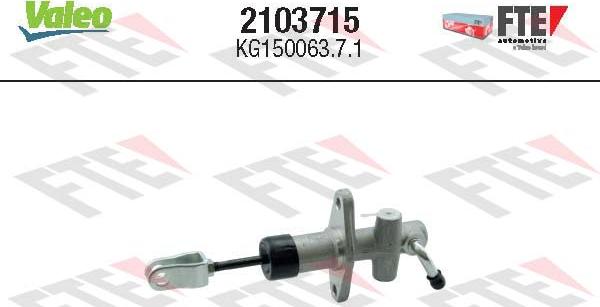 FTE 2103715 - Cylindre émetteur, embrayage droxauto.com