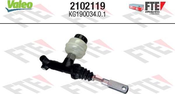 FTE 2102119 - Cylindre émetteur, embrayage droxauto.com