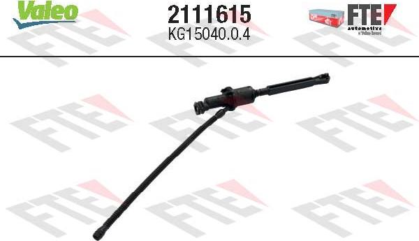 FTE 2111615 - Cylindre émetteur, embrayage droxauto.com