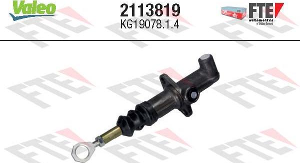 FTE 2113819 - Cylindre émetteur, embrayage droxauto.com
