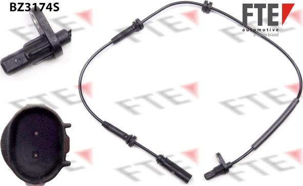 FTE BZ3174S - Capteur, vitesse de roue droxauto.com