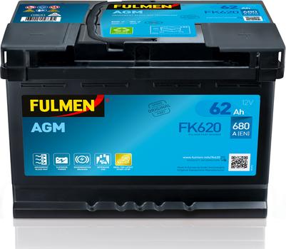 Fulmen FK620 - Batterie de démarrage droxauto.com
