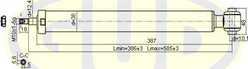 G.U.D. GSA553381 - Coupelle de suspension droxauto.com