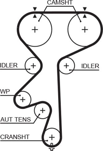 GATES 5542XS - Courroie de distribution droxauto.com