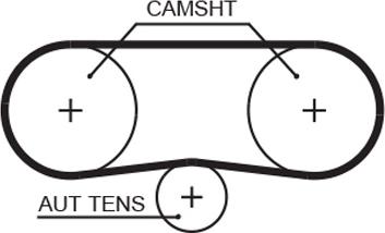 GATES 5516XS - Courroie de distribution droxauto.com