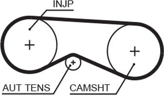 GATES 5531XS - Courroie de distribution droxauto.com