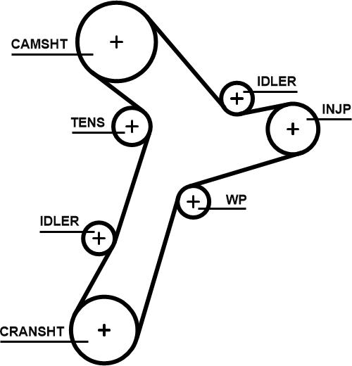 GATES 5695XS - Courroie de distribution droxauto.com