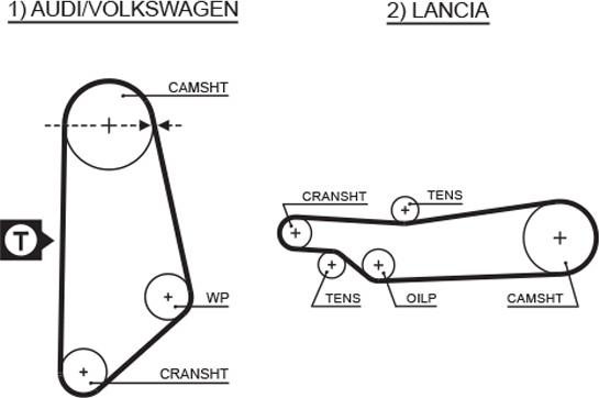 GATES 5031 - Courroie de distribution droxauto.com