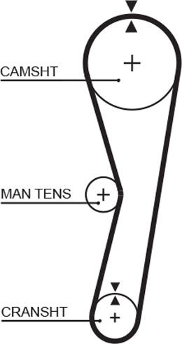GATES 5024 - Courroie de distribution droxauto.com