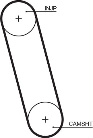 GATES 5100 - Courroie de distribution droxauto.com