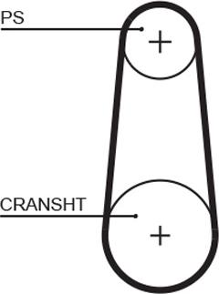 GATES 5383XS - Courroie de distribution droxauto.com