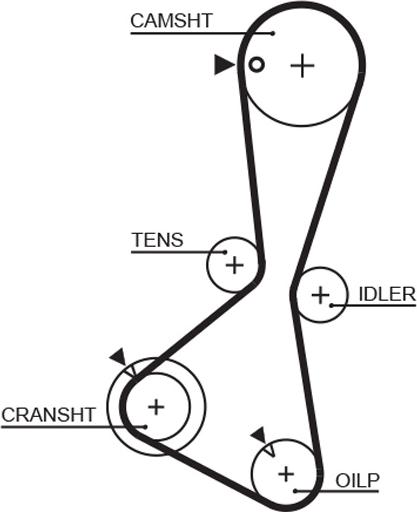 GATES 1374RM - Courroie de distribution droxauto.com