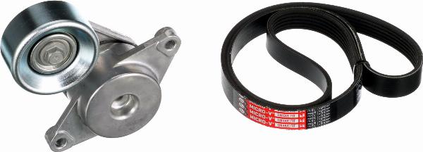 GATES K016PK1098XS - Jeu de courroies trapézoïdales à nervures droxauto.com