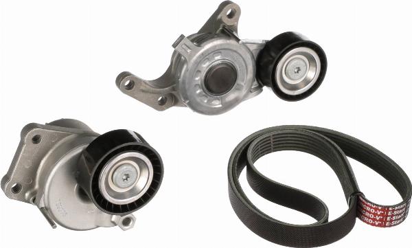 GATES K016PK1073EST - Jeu de courroies trapézoïdales à nervures droxauto.com