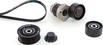 GATES K017PK1600 - Jeu de courroies trapézoïdales à nervures droxauto.com