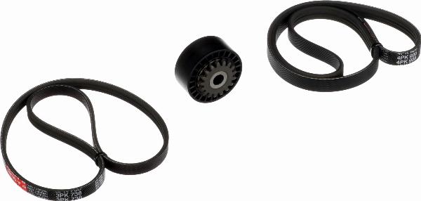 GATES K033PK738 - Jeu de courroies trapézoïdales à nervures droxauto.com