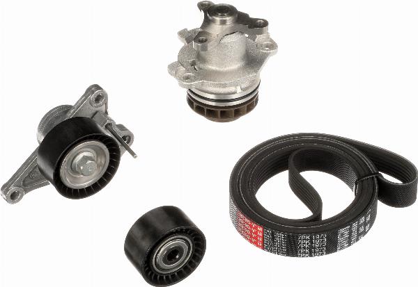 GATES KP17PK1973 - Pompe à eau+Jeu de courroie trapézoïdale à nervures droxauto.com