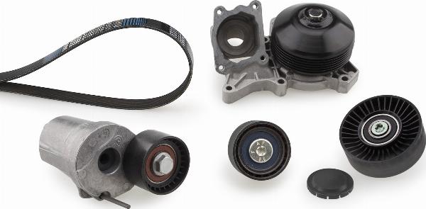 GATES KP36DPK1698 - Pompe à eau+Jeu de courroie trapézoïdale à nervures droxauto.com