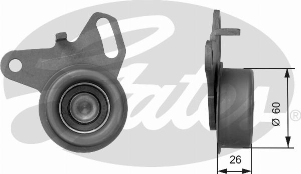 GATES T41043 - Tendeur de courroie, courroie de distribution droxauto.com