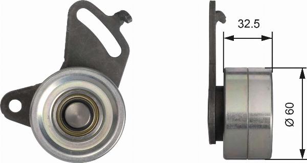 GATES T41068 - Tendeur de courroie, courroie de distribution droxauto.com