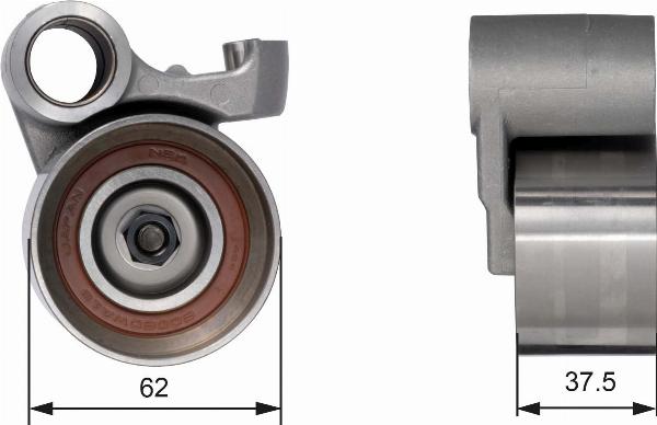 GATES T41078 - Poulie-tendeur, courroie de distribution droxauto.com