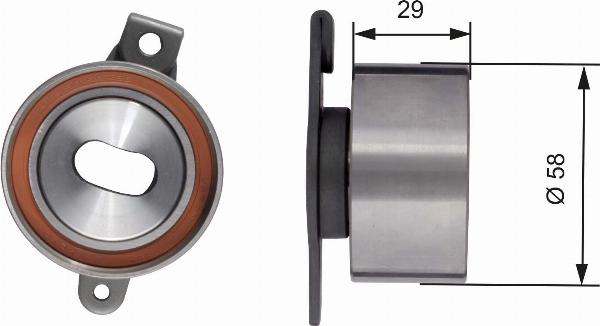 GATES T41186 - Tendeur de courroie, courroie de distribution droxauto.com