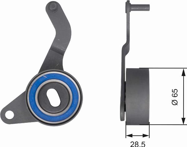 GATES T41257 - Poulie-tendeur, courroie de distribution droxauto.com